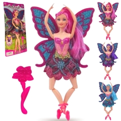 Boneca Infantil Estilo Barbie Fashion Com Diversos Acessórios