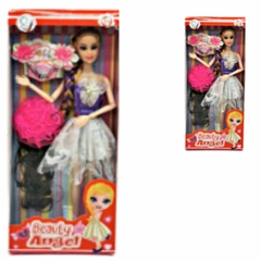 Boneca Infantil Estilo Barbie Fashion Com Diversos Acessórios