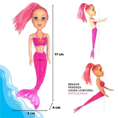 Boneca Sereia Brinquedo De Menina Presente Caixa na internet