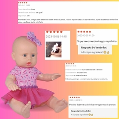 Boneca Sukinho Baby Com Mamadeira, Brinquedo Infantil, Menina - comprar online