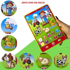 Brinquedo Educacional Inglês Tablet Infantil Multi-função