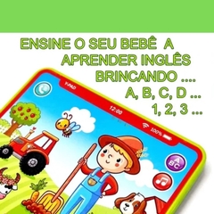 Brinquedo Educacional Inglês Tablet Infantil Multi-função