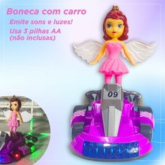 Brinquedo Infantil Boneca Musical Princesa Anjo C/ Luz e Som