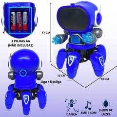 Brinquedo Robô Aranha Patas Som Luzes E Movimento (RoboAranhaPatas) na internet