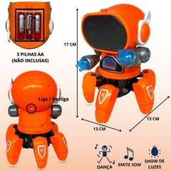 Brinquedo Robô Aranha Patas Som Luzes E Movimento (RoboAranhaPatas) na internet