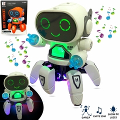 Brinquedo Robô Aranha Patas Som Luzes E Movimento (RoboAranhaPatas)