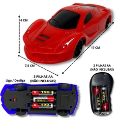Carrinho De Controle Remoto Rápido Esportivo Sem Fio Carro (RemotoRapido2F) - loja online