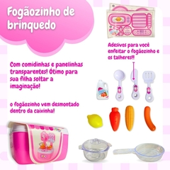 Cozinha Infantil com Pia, Talheres e Panelinhas