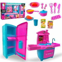 Cozinha Infantil, Fogão De Brinquedo, Kit Panelinhas (Completo)