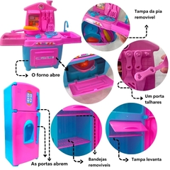 Cozinha Infantil, Fogão De Brinquedo, Kit Panelinhas (Completo)