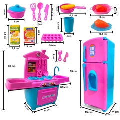 Cozinha Infantil, Fogão De Brinquedo, Kit Panelinhas (Completo)