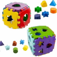 Cubo Didático Brinquedo Educativo, Monta E Desmonta, Encaixe e Desencaixe - comprar online