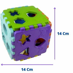 Cubo Didático Brinquedo Educativo, Monta E Desmonta, Encaixe e Desencaixe - comprar online