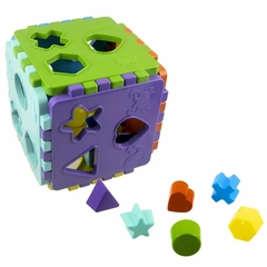 Cubo Didático Brinquedo Educativo, Monta E Desmonta, Encaixe e Desencaixe - comprar online