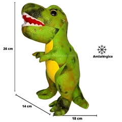 Dinossauro Tiranossauro Rex De Pelúcia Macio Antialérgico - SB COMPANY