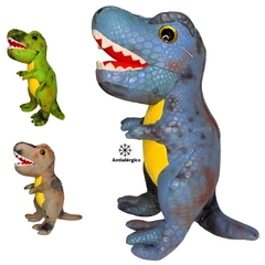 Dinossauro Tiranossauro Rex De Pelúcia Macio Antialérgico - comprar online