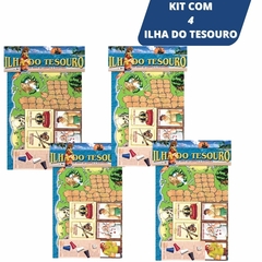 Kit 4 Jogo de Tabuleiro Ilha do Tesouro Atacado Festa Junina - comprar online