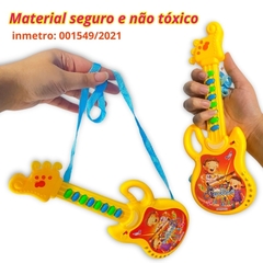 Mini Guitarra Musical Brinquedo Infantil Guitarrinha C/ Som