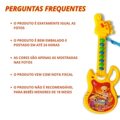 Mini Guitarra Musical Brinquedo Infantil Guitarrinha C/ Som