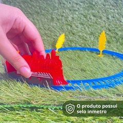 Imagem do Trenzinho Elétrico Maquina Locomotiva C/ Trilho Vagões