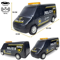 Carrinho De Brinquedo Bombeiro Resgate Polícia Ambulância