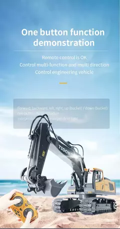 Escavadeira Dumper, Controle de Rádio - SB COMPANY