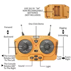 Escavadeira Dumper, Controle de Rádio - loja online