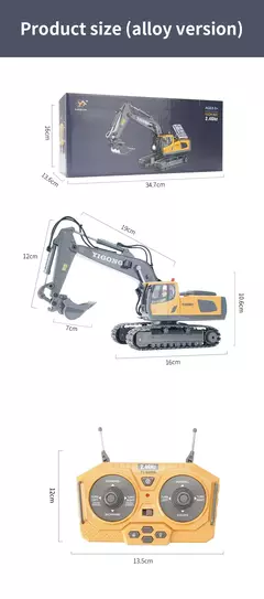 Escavadeira Dumper, Controle de Rádio - loja online