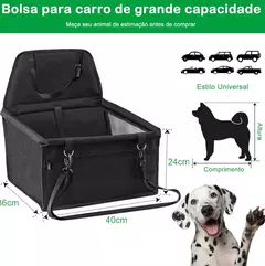 Cadeirinha para Pets, proteção e conforto ao animal no veículo na internet