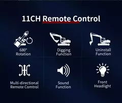 Imagem do Escavadeira Dumper, Controle de Rádio