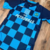 Camiseta Racing retro cuadros Petrobras