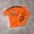 Camiseta Real Madrid Mbappe naranja niño