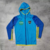 Campera Boca niño celeste y azul