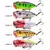 Isca de Pesca Plástica Dura: Topwater Popper Wobbler com Ganchos #6, 5 Cores (7cm, 12g, 1 Peça) - comprar online