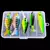 Conjunto de 5 Iscas de Pesca: Crankbaits e Swimbaits Artificiais para Pesca de Fundo e Equipamento Minnow Popper