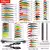 Conjunto de Iscas de Pesca Mistas: Mini Minnow, Crankbait Flutuante e Iscas Duras Diversificadas - comprar online