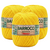 Barbante Maxcolor 200g Barroco 1289 - Canário Amarelo Novelo Círculo N4 - comprar online