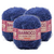 Barbante Barroco Decore 0200 - Azul Bic Luxo 180mts - 280g - comprar online