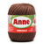 Brabante Linha Anne 7382 - Chocolate Marrom Novelo 500m Crochê Circulo