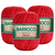 Barbante Barroco Maxcolor 3402 - Vermelho Círculo N6 400g 452mts - comprar online