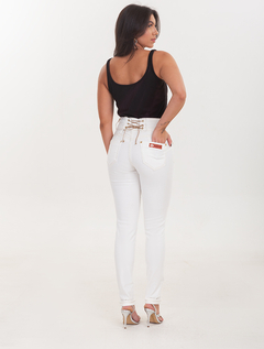 Calça Skinny Off White Baiana Alepo-PT 1763028 - comprar online