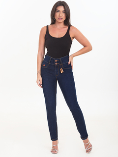 Calça Cigarrete Escura Poderosa Donatela-Jeans 1763135