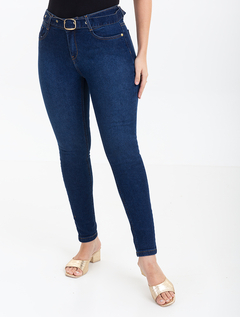 Calça Cigarrete Escura C Cinto Ibira-Jeans 1763157 na internet