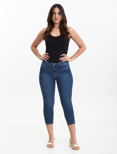 Calça Capri Poderosa Média Triple Dry-Jeans 1763180