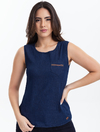 Blusa Regata Escura Liz-Jeans 1763197