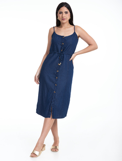 Vestido Midi Escura Luna-Jeans 1763314