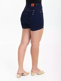 Short Hot Pant Escura Paraiso- Jeans 1763377 - Atacado Handara