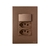 Conjunto Recta Satin Corten Interruptor 1 Tecla + 2 Tomadas 10a Blux