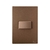 Conjunto Recta Satin Corten Interruptor 1 Tecla Paralelo Horizontal Blux