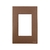 Placa Recta Satin Corten 4x2 3 Postos Blux